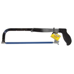 G-FORCE 21640 CHROME FRAME ADJUSTABLE HACKSAW AND BLADE