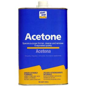 KLEAN STRIP KS QAC18 ACETONE FAST DRYING  QUARTS