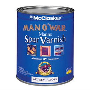 MCCLOSKEY MAN O'WAR 6507.005 SEMI-GLOSS MARINE SPAR VARNISH 350 VOC