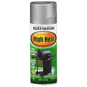 RUST-OLEUM SPECIALTY 7716830 12 OZ HIGH HEAT SILVER SPRAY PAINT SATIN FINISH