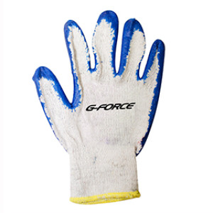 G-FORCE BG-200 BLUE COATED KNIT WORK GLOVES