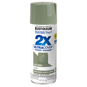 RUST-OLEUM 2X PAINTER'S TOUCH 249094 ULTRA COVER ENAMEL GLOSS SAGE GREEN