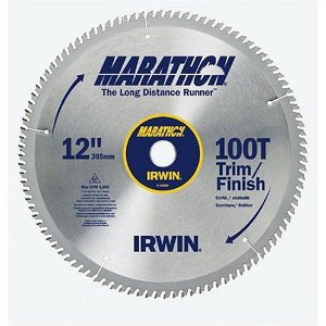 IRWIN MARATHON 14084 12" 100 TOOTH CIRCULAR SAW BLADE