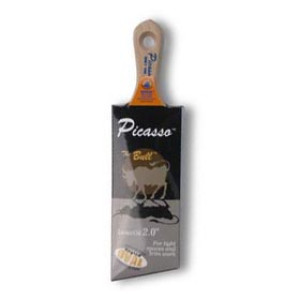 PROFORM PICASSO PIC5-2.0 2" ANGLED OVAL ADVANTAGE PBT TRIM SHORTY PAINT BRUSH
