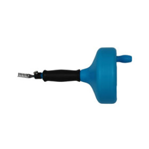 PLUMB PAK PP845-16 DRUM AUGER 1/4" X 15' WITH THUMB SCREW RUST PROOF CANISTER