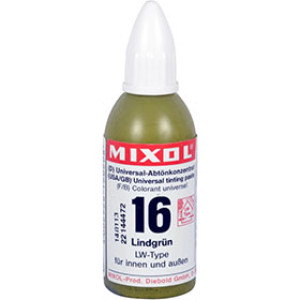 MIXOL S/16 20 ML LW-TYPE LIME GREEN UNIVERSAL TINTING PASTE