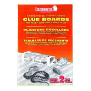 CATCHMASTER 36-72 MOUSE GLUE BOARDS 2 PACK SHELF DISPLAY WITH J-HOOK