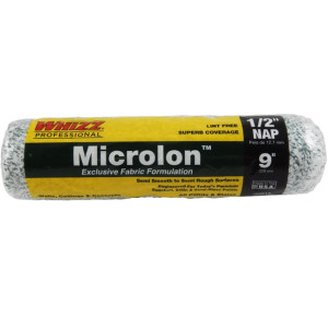WHIZZ MICROLON 73913 9" X 1/2" LINT FREE ROLLER COVER