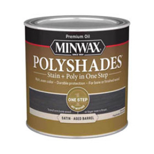 MINWAX 52721399 283 POLYSHADES SATIN AGED BARREL STAIN