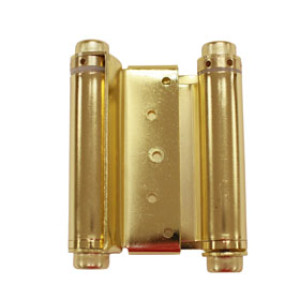 G-FORCE 43053 5" BRASS PLATED DOUBLE ACTING HINGE CARDED