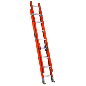 LOUISVILLE LADDER FE3216 16' TYPE IA FIBERGLASS EXTENSION LADDER