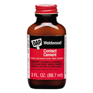 DAP 00105 WELDWOOD 3 OZ CONTACT CEMENT TAN