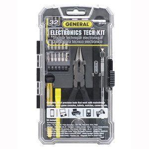 GENERAL TOOLS 661 02318 32PC ELECTRONICS TECH KIT