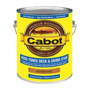CABOT 19204.007 HEARTWOOD WOOD TONED DECK & SIDING STAIN VOC OIL MODIFIED