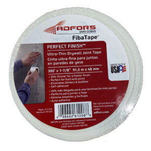 FIBATAPE FDW8654-U 1-7/8" X 300' PERFECT FINISH ULTRA THIN DRYWALL TAPE