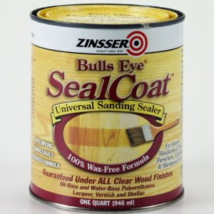 ZINSSER BULLS EYE 854 SEAL COAT UNIVERSAL SANDING SEALER 100% WAX-FREE SHELLAC