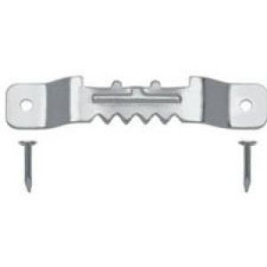 OOK 533822 SMALL NICKEL PLATED SAWTOOTH FIRM HANGER (3PK)