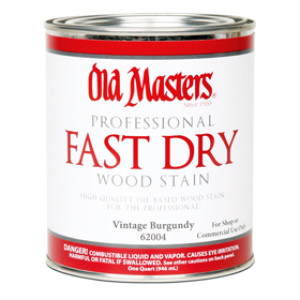 OLD MASTERS 62004 VINTAGE BURUNDY RICH TONE FAST DRY WOOD STAIN