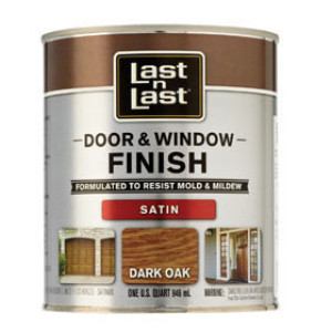 ABSOLUTE LAST N LAST 53724 DARK OAK SATIN DOOR & WINDOW SPAR VARNISH 350 VOC