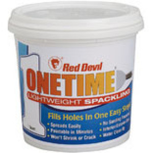 RED DEVIL ONETIME LIGHTWEIGHT SPACKLING COMPOUND