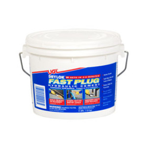 UGL DRYLOK 00917 FAST PLUG HYDRAULIC CEMENT 4 LB PAIL