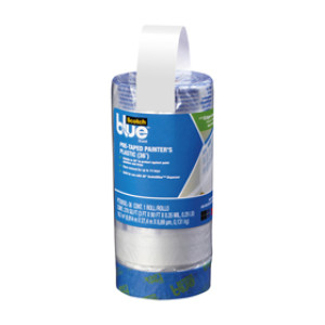 3M PT-2093EL-48 48" X 30YD PRE-TAPED PAINTER'S PLASTIC FILM SCOTCH BLUE 34067