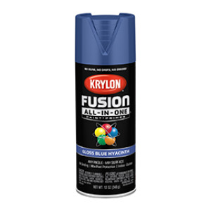 KRYLON K02703007 FUSION ALL-IN-ONE GLOSS HYACINTH 12 OZ INDOOR - OUTDOOR