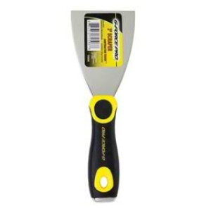 G-FORCE 70508 3" FLEXIBLE SCRAPER ERGO GRIP HANDLE STAINLESS STEEL BLADE