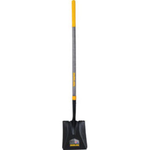 AMES 2585700 16GA LONG WOOD HANDLE SQUARE POINT SHOVEL TEMPERED STEEL BLADE