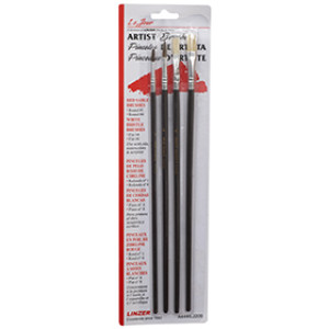 ARROWORTHY A 444 ARTIST-4 PC PAINT BRUSH SET RED SABLE