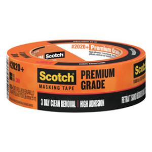 3M 2020+-36AP 36MM X 55M SCOTCH HEAVY DUTY MASKING TAPE ORANGE