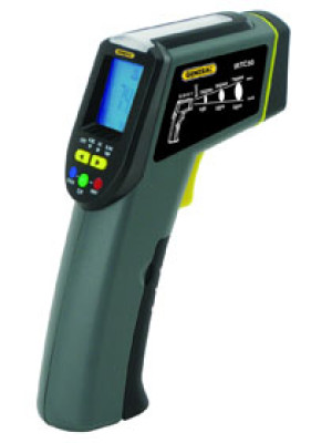 GENERAL TOOLS IRTC50 01442 SCANNING INFRARED THERMOMETER WITH TRICOLOR LCD