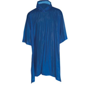 WEST CHESTER 49106-O 10MM SINGLE PLY PVC BLUE PONCHO - LARGE & ROOMY