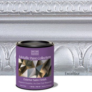 MODERN MASTERS 337158 EXCALIBUR WATER-BASED EXT SATIN METALLIC PAINT 32 OZ