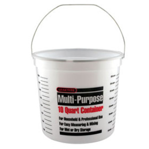 IPL 1045139 NATURAL #12CLR 10 QT MULTI-PURPOSE PAIL W/ REINFORCED RIM