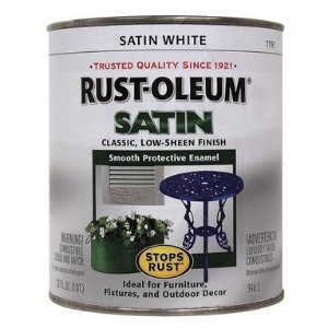 RUST-OLEUM STOPS RUST 7791502 SMOOTH PROTECTIVE ENAMEL SATIN WHITE