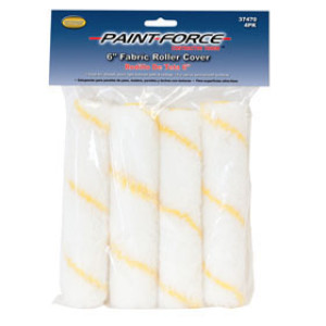 PAINT-FORCE 37470 6" X 1/2" FABRIC ROLLER REFILL (4PK)