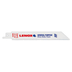 LENOX 20581 S810R 8" X 3/4" 10TPI BI METAL RECIPROCATING SAW BLADE 1-PACK