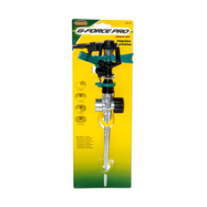 G-FORCE 53154 ZINC IMPULSE SPRINKLER ADJUSTABLE 85' DIAMETER 5600' COVERAGE