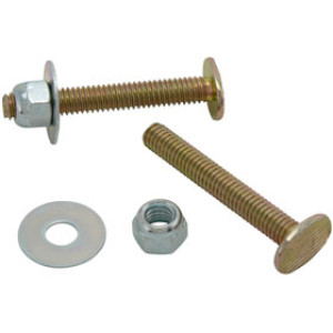 PLUMB PAK PP835-17 TOILET BOLTS SET 5/16"-20 X 2-1/4" BRASS PLATED