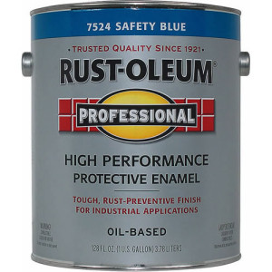 RUST-OLEUM PROFESSIONAL K7725402 SAFETY BLUE ENAMEL 400 VOC OIL BASED