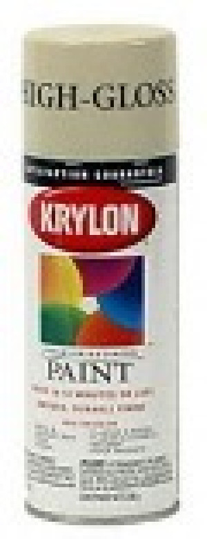 KRYLON COLORMASTER K051506 12 OZ GLOSS ALMOND INDOOR/OUTDOOR SPRAY PAINT