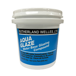 SUTHERLAND WELLES AQG08 AQUAGLAZE FAST DRY WATER BASED GLAZING PUTTY