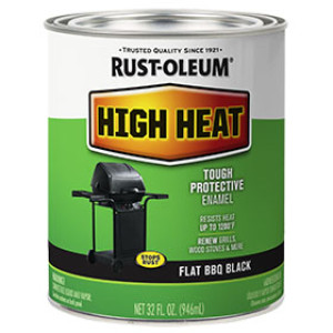 RUST-OLEUM SPECIALTY 7778502 HIGH HEAT BAR-B-QUE BLACK SATIN
