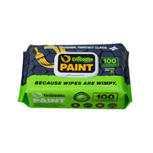 CROCODILE CLOTH PAINT 100CT HEAVY-DUTY PREP SURFACES & CLEAN UP WIPES
