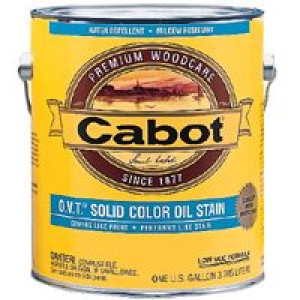 CABOT 6708.007 MEDIUM BASE O.V.T. SOLID COLOR OIL STAIN VOC